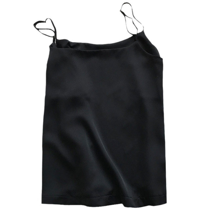 Ladies luxury satin top spaghetti Lune London