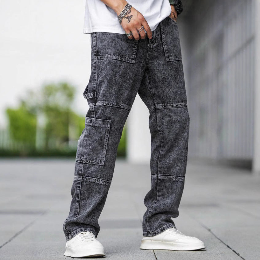 Men's cargo pants with modern pockets and relaxed fit Lune London