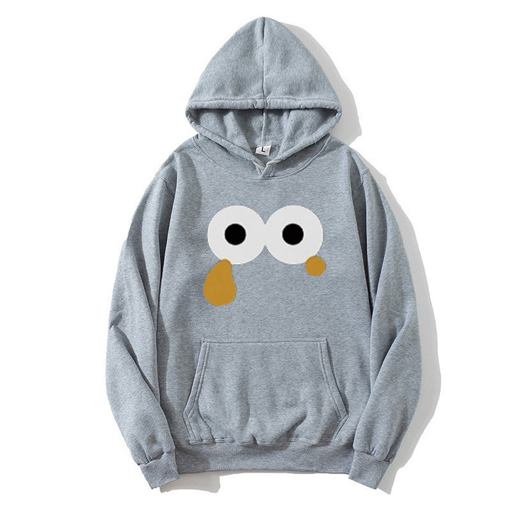 Women's hoodie with eye-catching cartoon print Chic & Stil