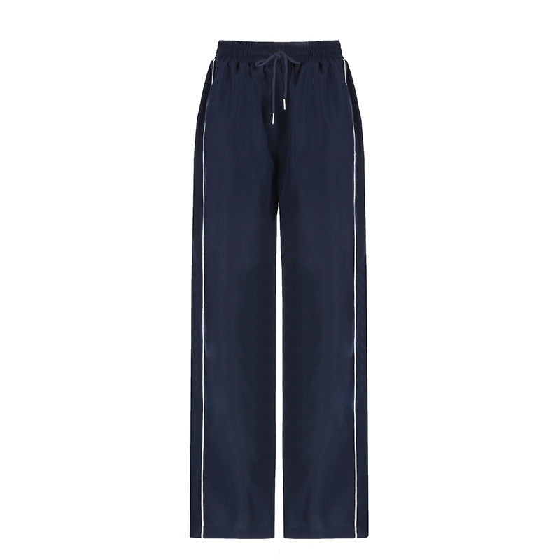 Women's Comfortable Leisure Pants with High Waist and Side Slits Chic & Stil