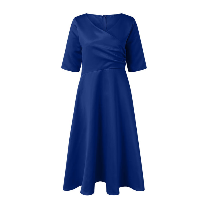 Flattering A-line wrap dress for women Lune London