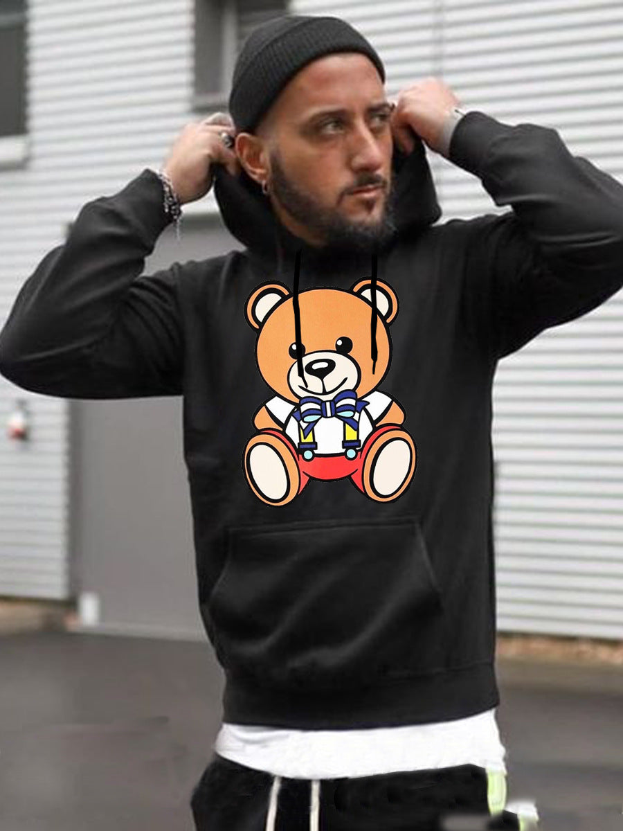 Women's hoodie with a cute bear pattern Lune London