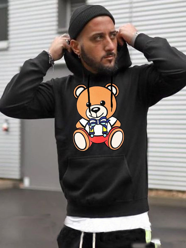 Women's hoodie with a cute bear pattern Lune London