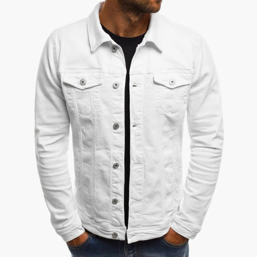 Chic und Stil | Slim Fit Denim Jacket - Classic casual look for everyday and work