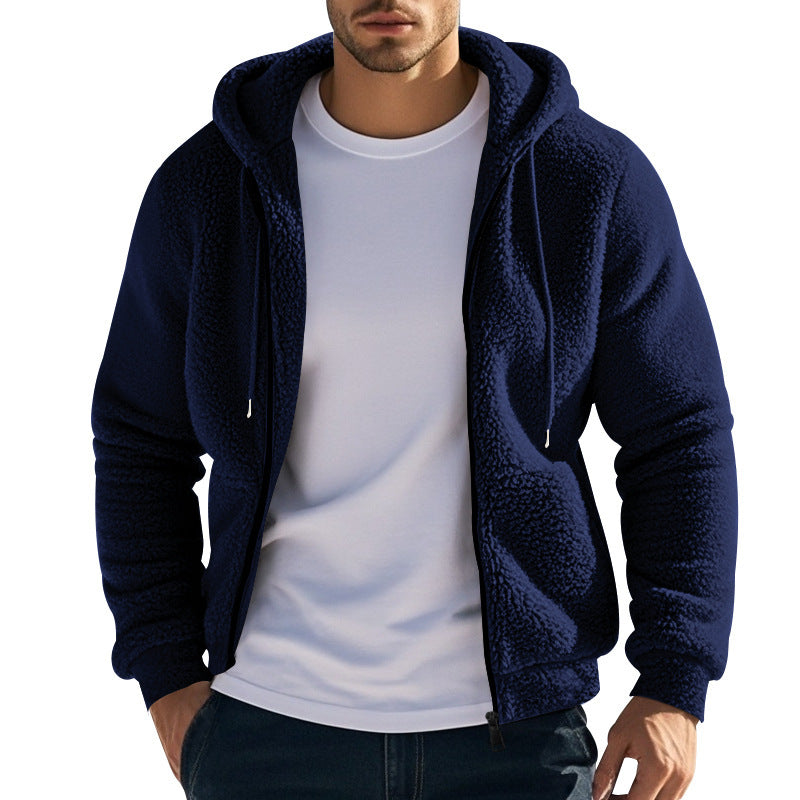 Men's fleece jacket with oversized cut Lune London