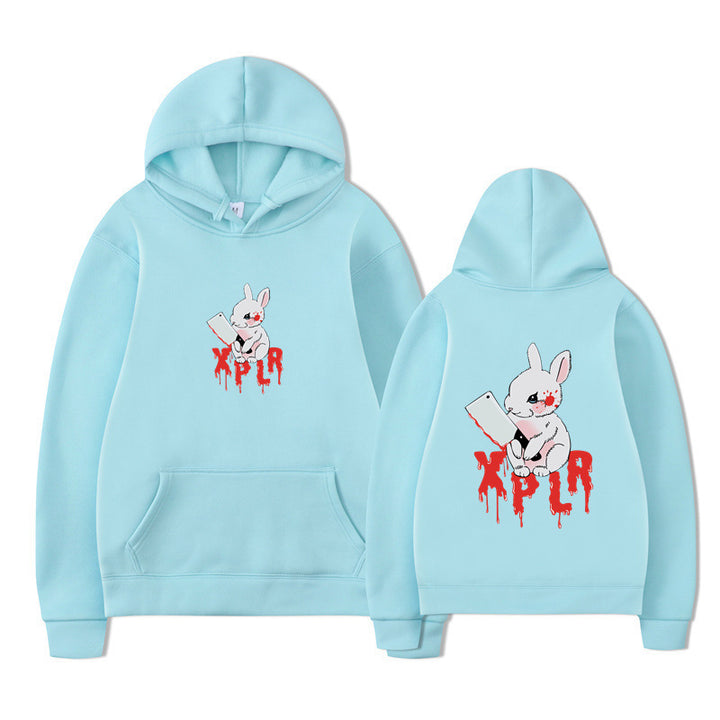 Women's hoodie with striking cartoon motif and comfortable fit Lune London