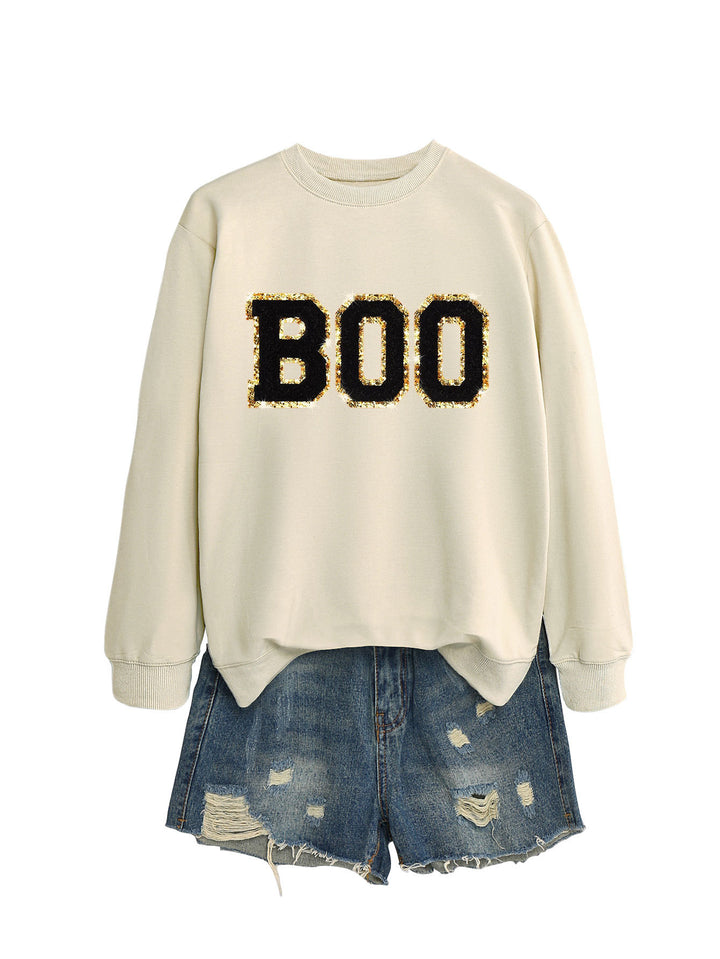 Sweat-shirt femme avec impression scintillante Chic & Stil
