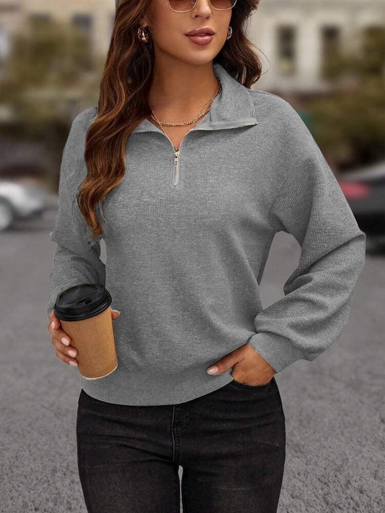 Lune London Women's Sporty Zip Sweater