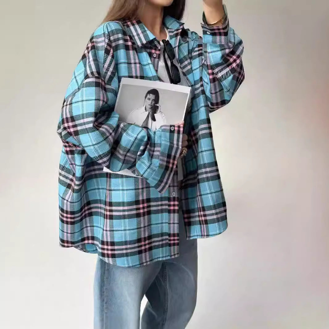 Women Checked Shirt Lune London