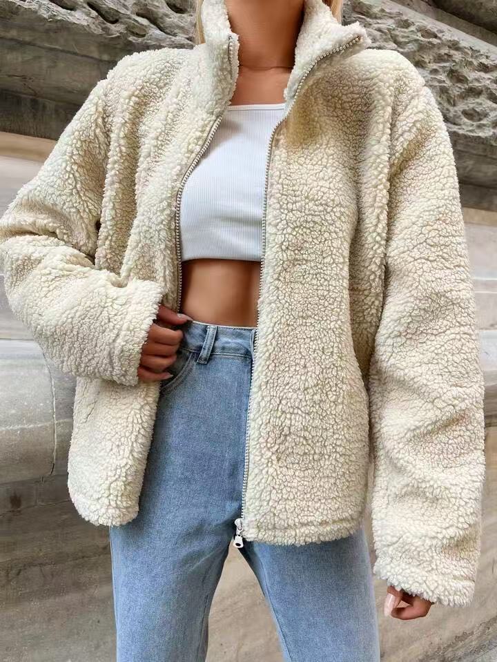 Ladies cozy fleece jacket Lune London