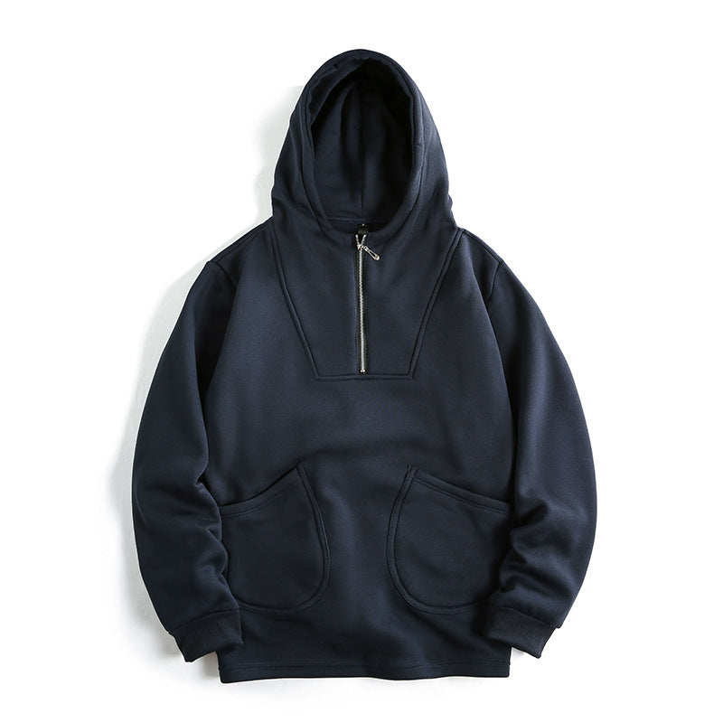 Men's hoodie with innovative zipper and comfortable fit Lune London