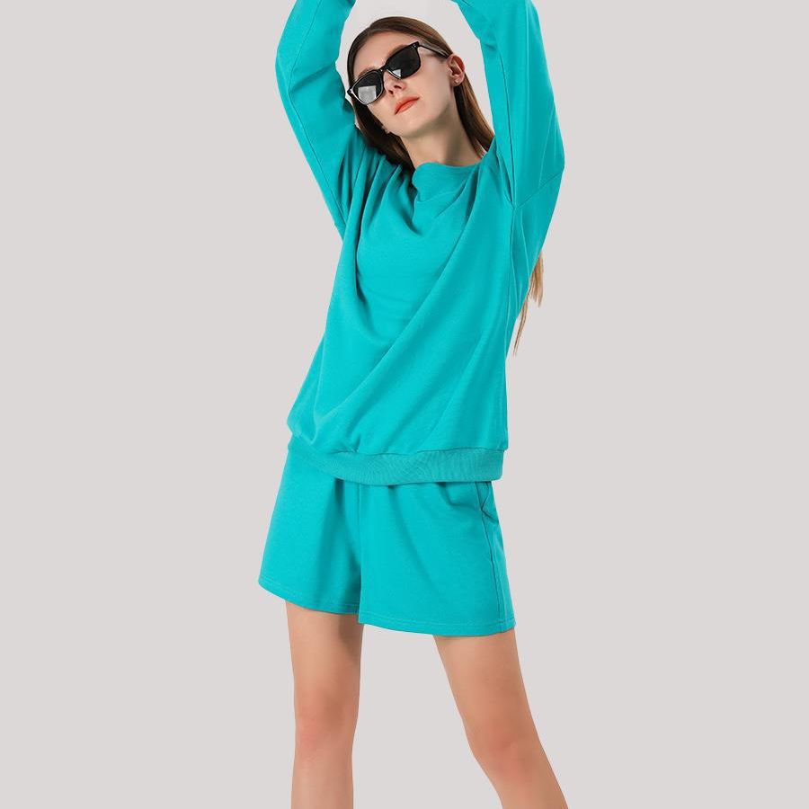 Ladies Chic and Stylish Casual Set with Short and Long Sleeves