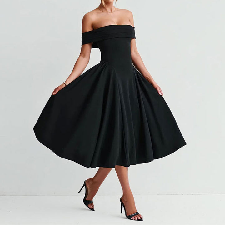 Robe de soirée léopard pour femme Chic & Stil