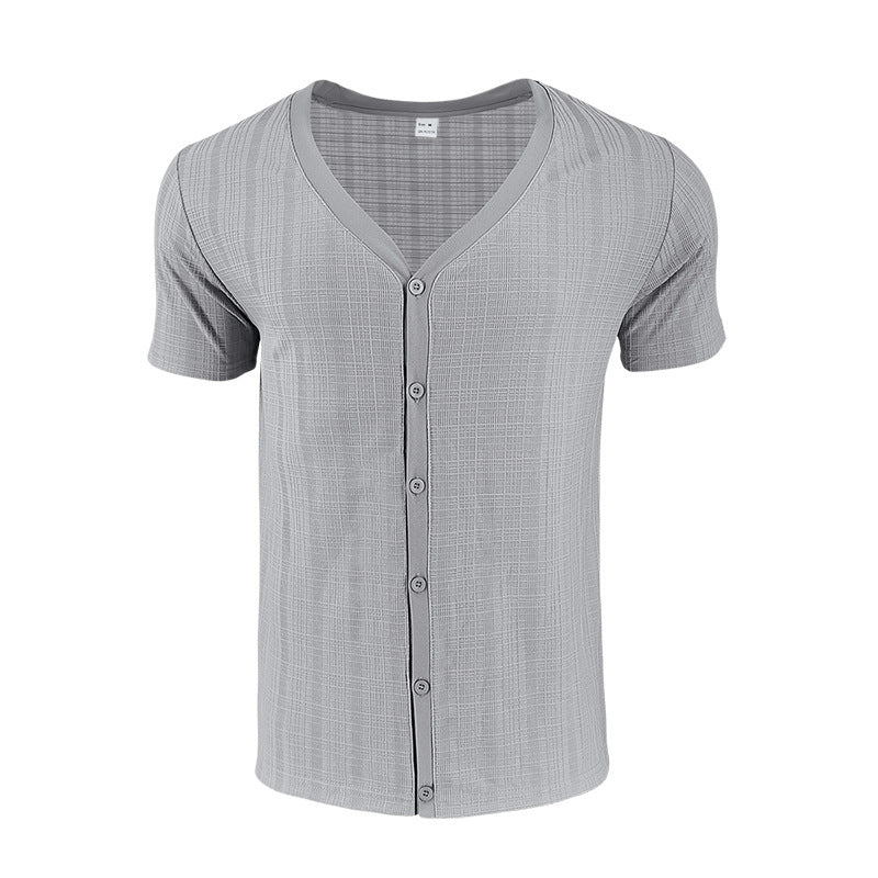 Short sleeve shirt for men with structured design Lune London