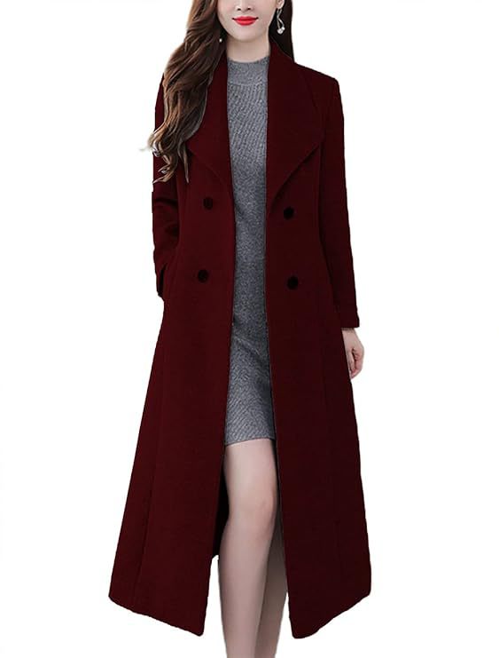 Ladies Long Wool Coat Lune London