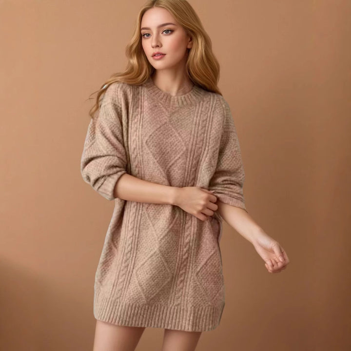 Woman Oversized Knit Sweater Lune London