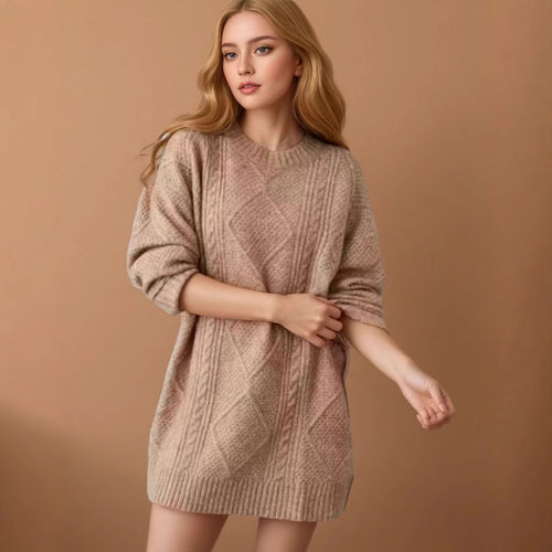 Woman Oversized Knit Sweater Lune London