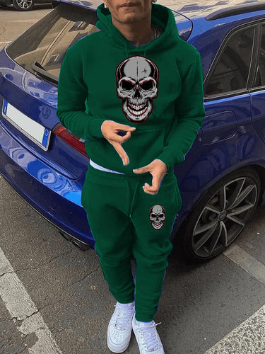 Women's hoodie jumpsuit with striking skull design Lune London