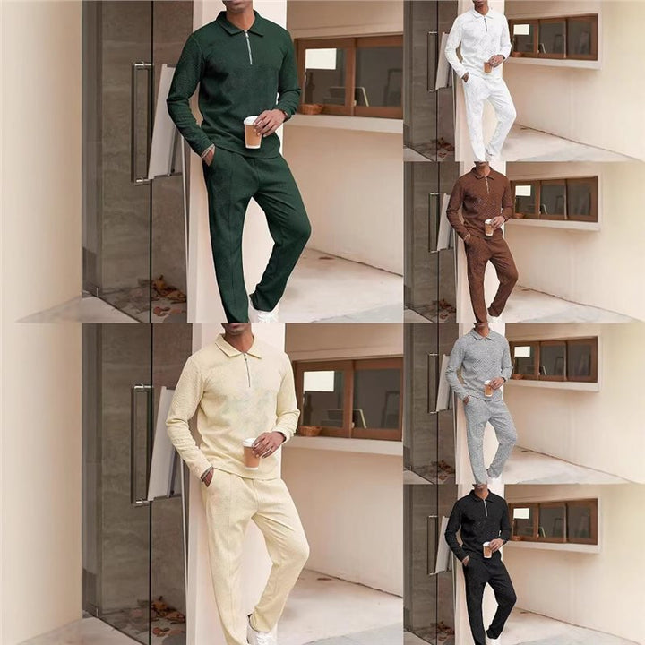 Casual sweat set for men with textured upper material Lune London