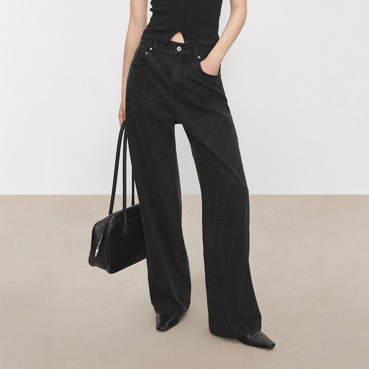 Jean bootcut moderne pour femme à taille haute et design élégant Chic & Stil