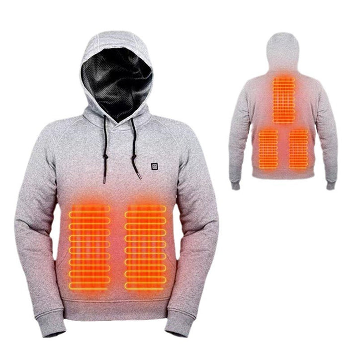 Ladies heated hoodie with innovative heating system Lune London