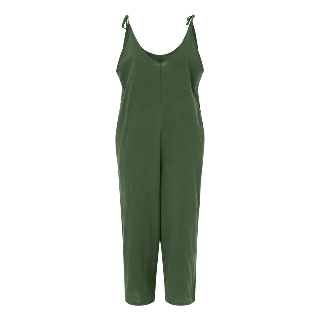 Ladies Leisure Spaghetti Strap Overall Lune London