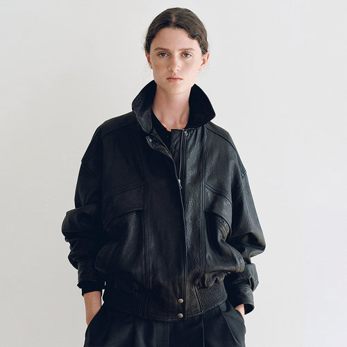 Veste en cuir décontractée à la mode pour femmes avec poches distinctives Chic & Stil