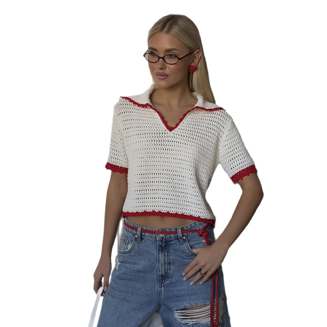 Loose crochet sweater for women Lune London
