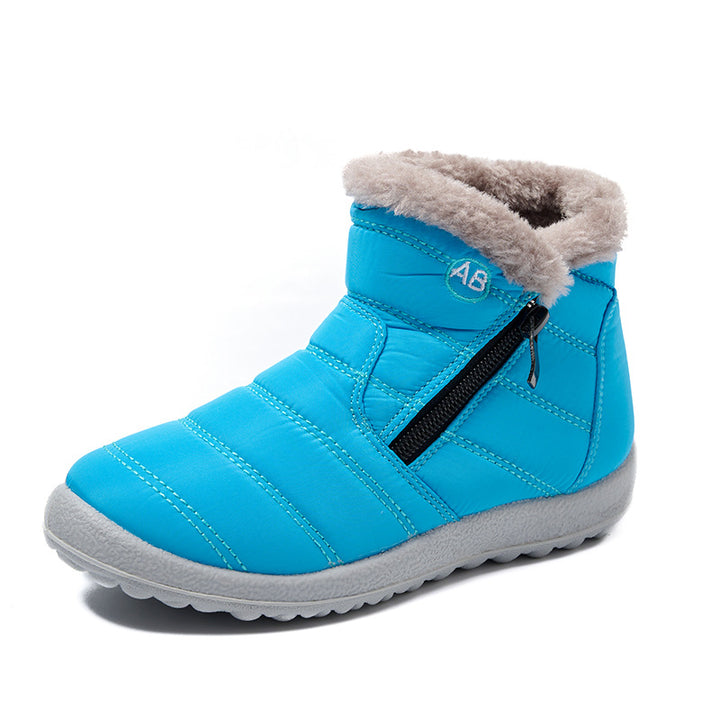 Bottes d'hiver pour femmes rembourrées avec fermeture éclair latérale Lune London