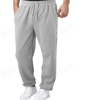 Comfortable men's jogger pants with elastic waistband and side pockets Lune London