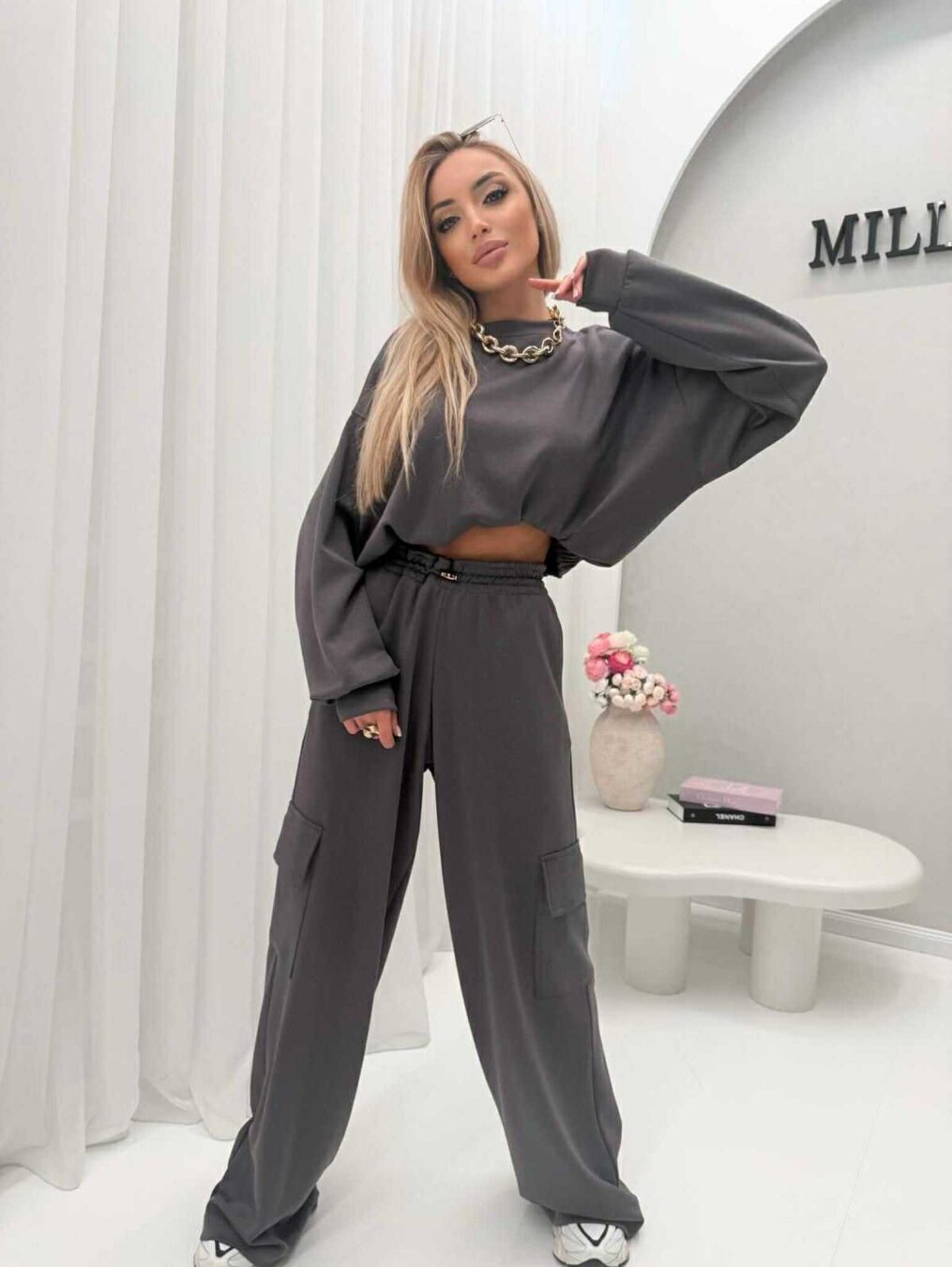 Ladies Cozy Oversized Set Lune London