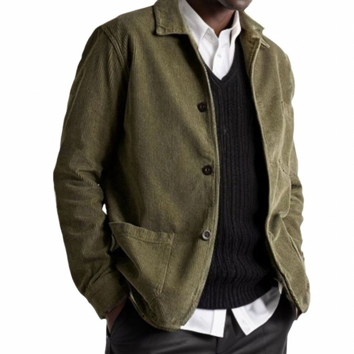 Modern women's corduroy jacket with practical pockets Lune London