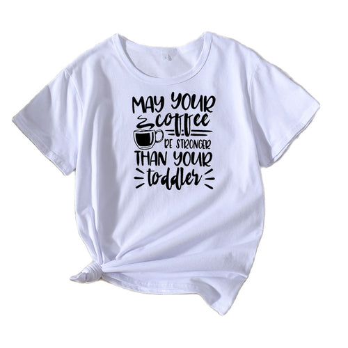 Ladies Casual T-shirt Coffee Lover Lune London