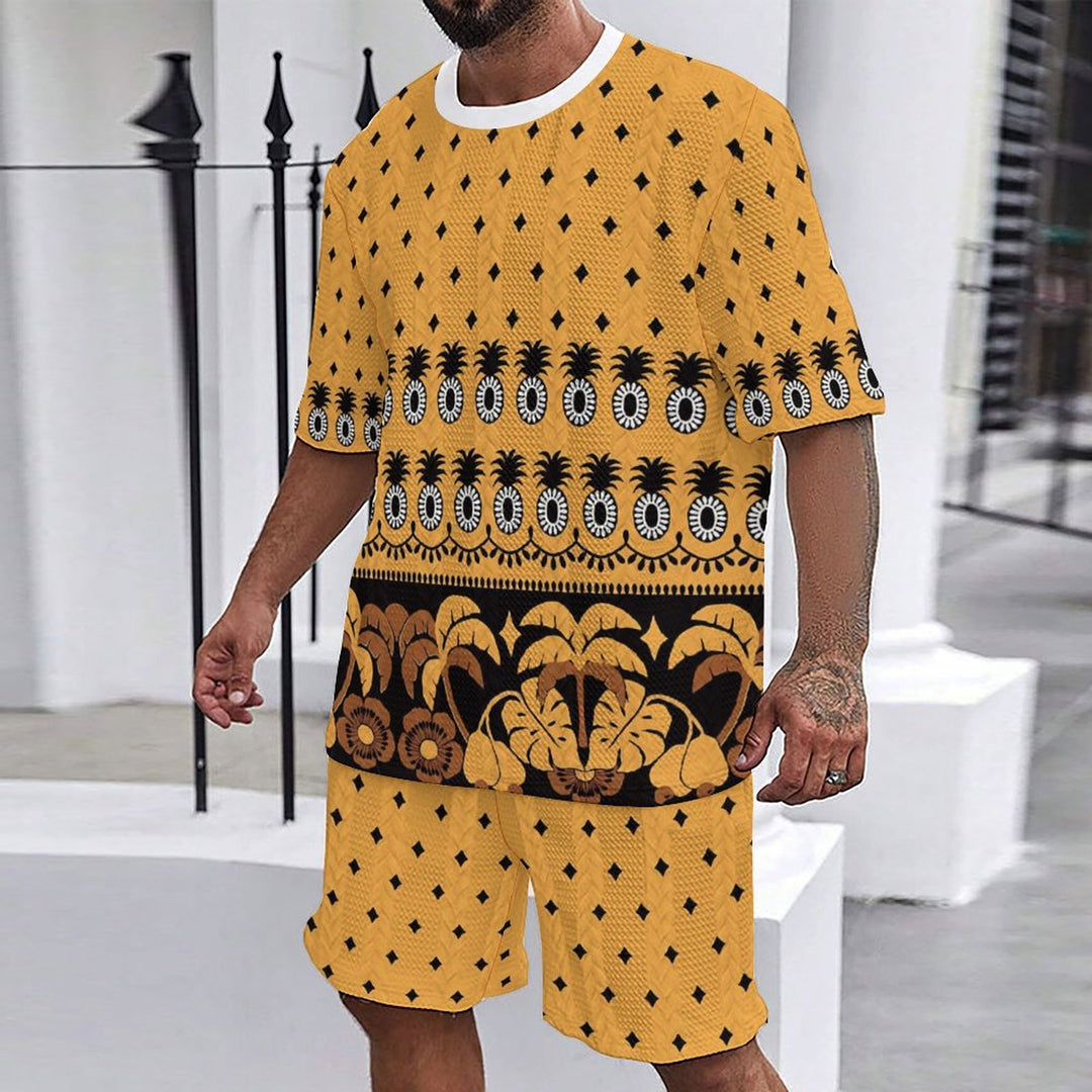 Casual men's set with floral print Lune London