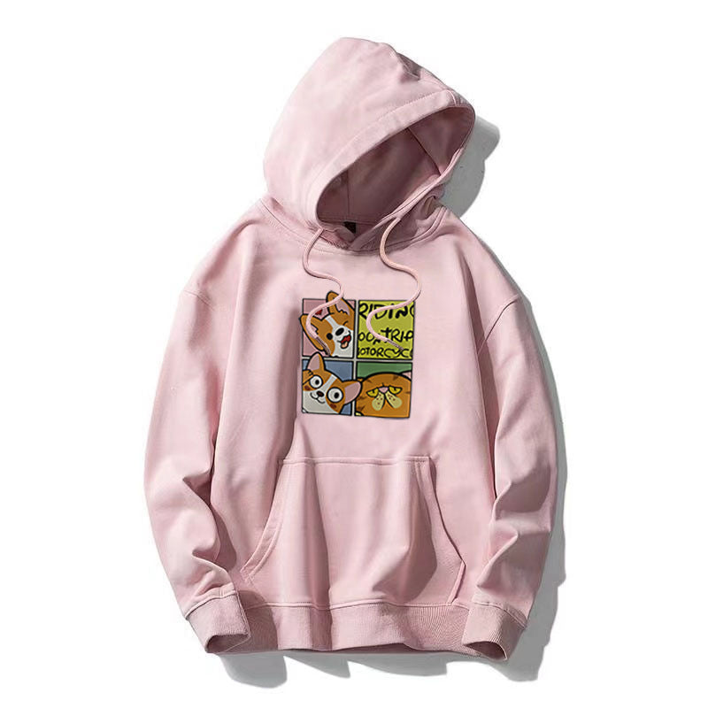 Women's Hoodie with Cute Dog Design Chic & Stil