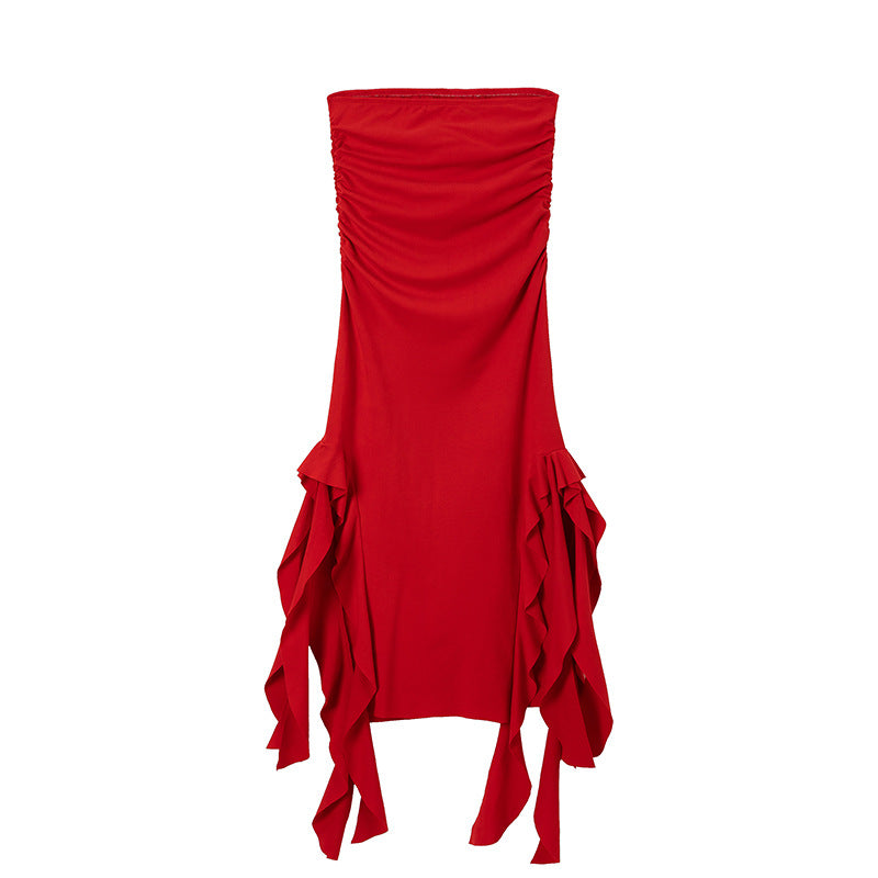 Lune London Ruffle Evening Dress for Women