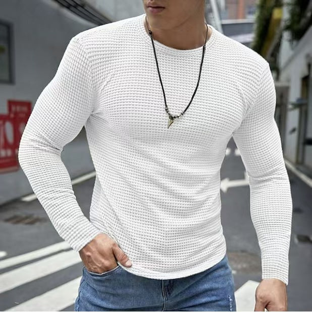 Men's structured fabric long sleeve t-shirt Lune London