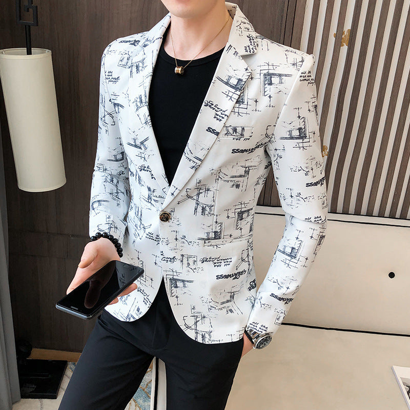 Elegant blazer for men with modern graphic design Lune London