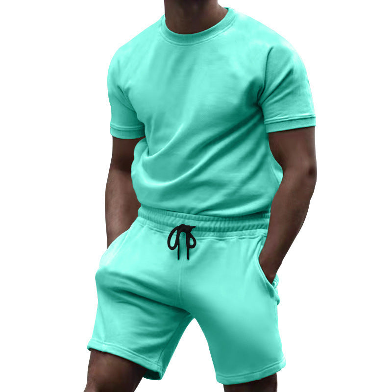 Casual sports set for men with high-quality crew neck and elastic waist Lune London