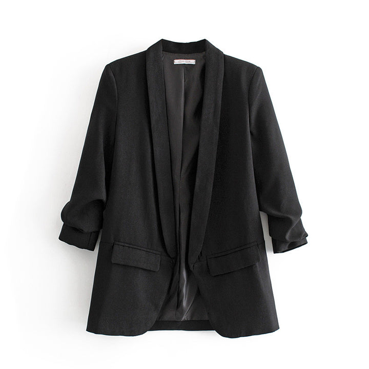 Elegant blazer for women with rolled-up sleeves and practical pockets Lune London