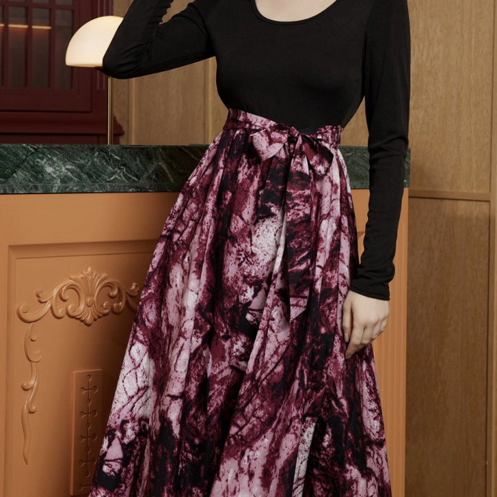 Lune London Women's Artistic A-Line Skirt