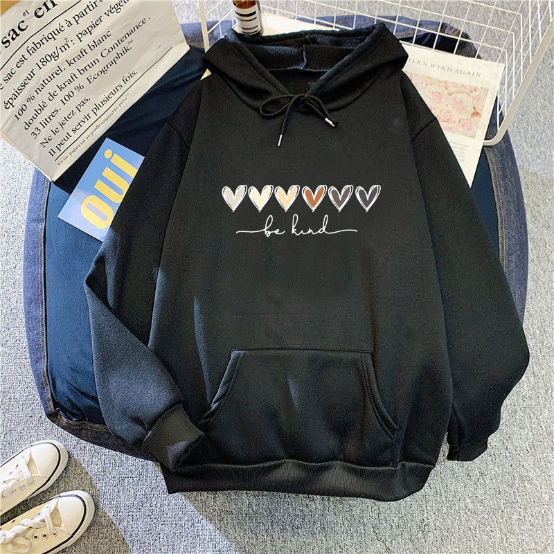 Women's hoodie with creative heart design Chic & Stil