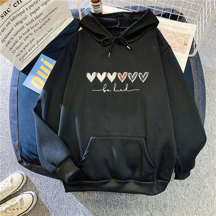 Women's hoodie with creative heart design Chic & Stil