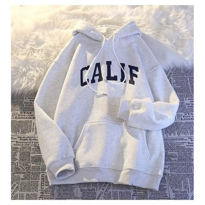 Women's hoodie with eye-catching Uni logo and soft inner lining Chic & Stil