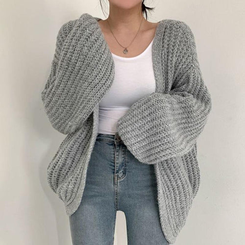 Women's comfortable cardigan with loose design and soft texture Lune London