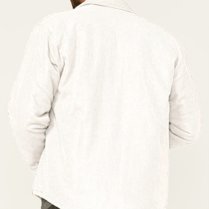 Corduroy jacket for men with high-quality button details Lune London