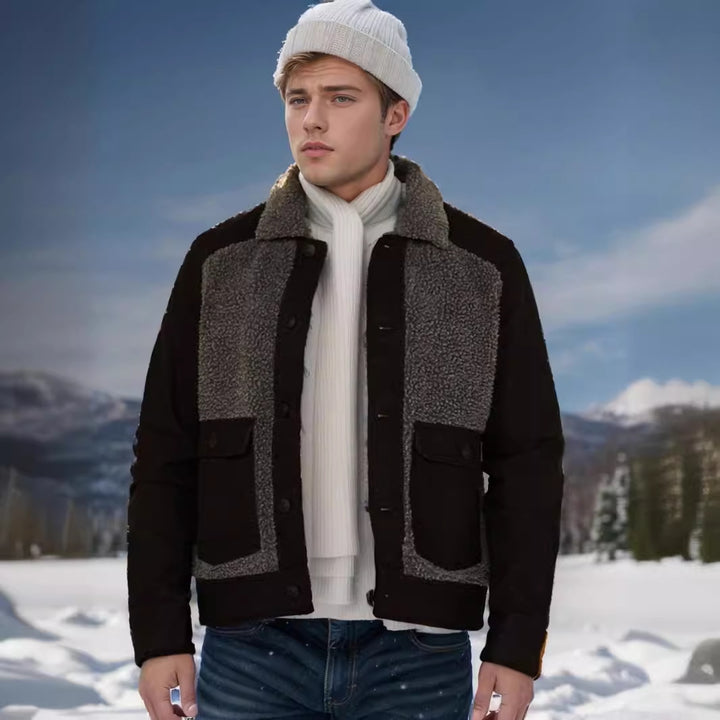 Transitional jacket for men with soft interior and practical pockets Lune London