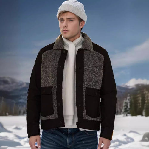 Transitional jacket for men with soft interior and practical pockets Lune London