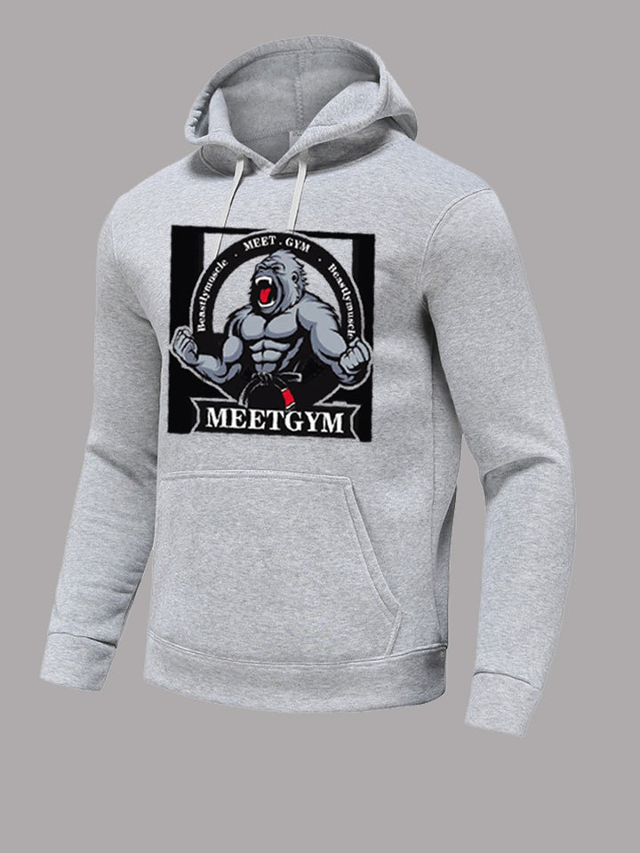 Men's sweatshirt with inspiring gorilla design Lune London