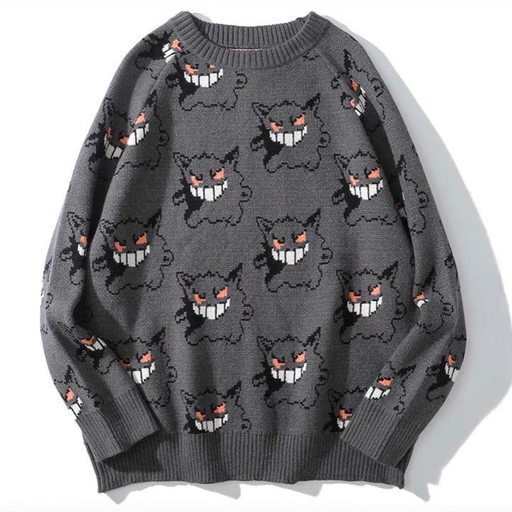 Ladies Comfortable Sweater with Joyful Graphic Pattern Lune London